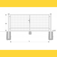 Brána BD SPECIAL 1300x4500 / DBL / HNZ