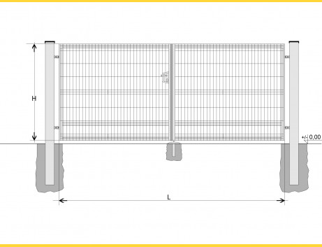 Kapu BD SOLID 1300x10000 / GAL / HNZ