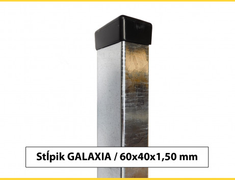 Słupek GALAXIA 60x40x1,50x1700 z stopą / GNZ