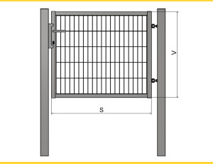 Bramka BJ UNIVERZAL 1000x1000 / PAN / GNZ+PCV6005