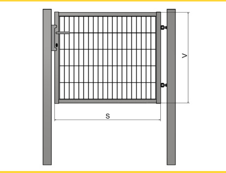 Gate BJ UNIVERZAL 1000x1000 / PAN / HNZ+PVC6005