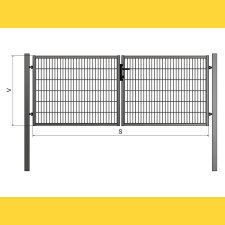 Brama BD UNIVERZAL 1000x4000 / PAN / GNZ+PCV6005