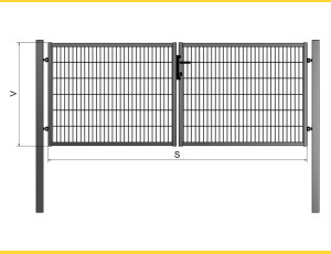 Brama BD UNIVERZAL 1000x4000 / PAN / GNZ+PCV6005