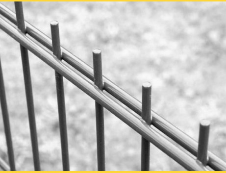 Fence panel DOUBLE 5/4/5 / 1030x2500 / ZN+PVC7016