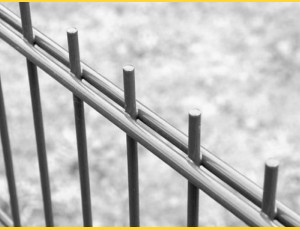 Fence panel DOUBLE 5/4/5 / 1630x2500 / ZN+PVC7016