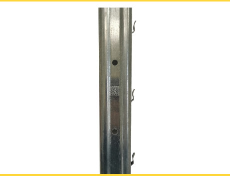 Stĺpik plotový PRÉRIA 50x30x1,50x2300 / S250GD+Z275 / ZN